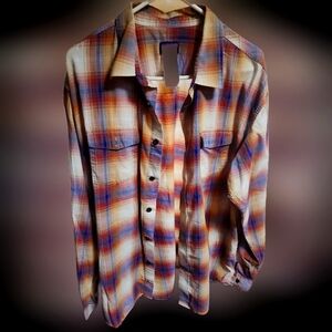 Patagonia Red and Blue Plaid Shirt